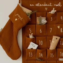 Chaussettes de Noël Gaze Caramel (personnalisable)