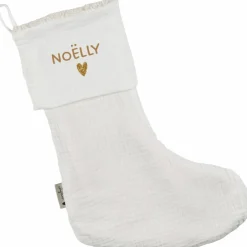 Chaussettes de Noël Gaze Ecru (personnalisable)