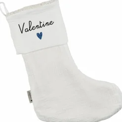 Chaussettes de Noël Gaze Ecru (personnalisable)