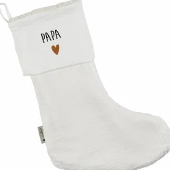 Chaussettes de Noël Gaze Ecru (personnalisable)