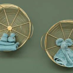 Chaussons bébé en coton bio Melange Stonegreen (0-3 mois)