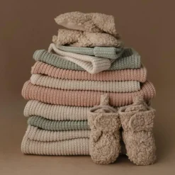 Chaussons Cozy Oatmeal (3-6 mois)