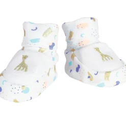 Chaussons édition limitée Sophie la girafe rose (0-1 mois)