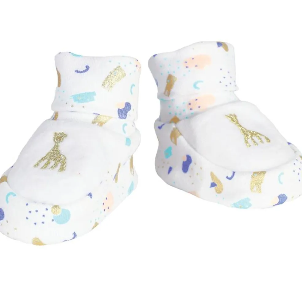 Chaussons édition limitée Sophie la girafe rose (0-1 mois)