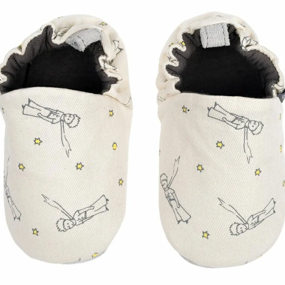 Chaussons en coton et cuir Le Petit Prince (6-12 mois)