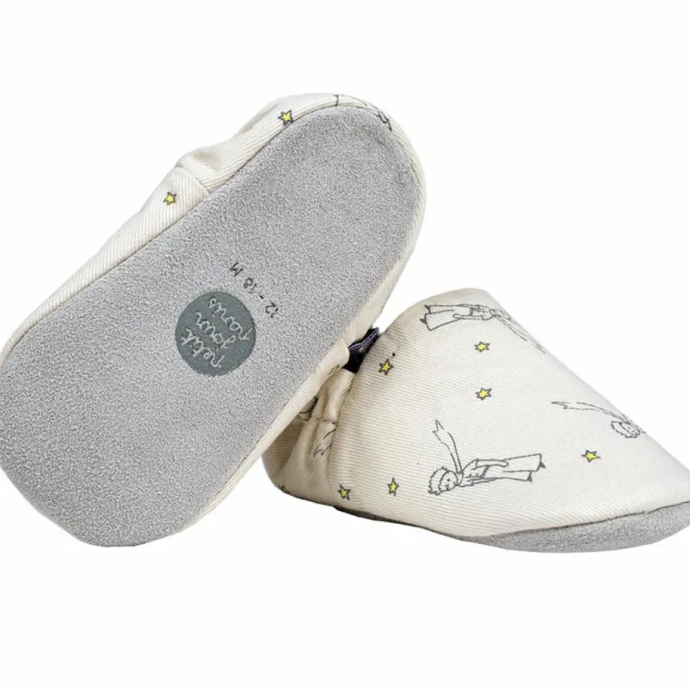 Chaussons en coton et cuir Le Petit Prince (6-12 mois)