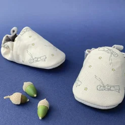 Chaussons en coton et cuir Le Petit Prince (6-12 mois)