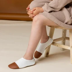 Chaussons Les Petits Velours Ivoire (pointures 21-23)