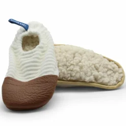 Chaussons Les Petits Velours Ivoire (pointures 21-23)