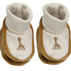 Chaussons Sophie la girafe Camel (1-3 mois)