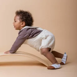 Chaussons tout-terrain Les Petits Marins Camel (pointures 21-23)