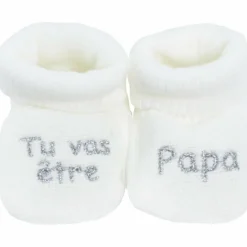 Chaussons Tu vas être Papa (0-1 mois)