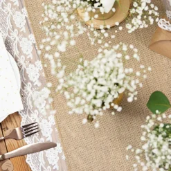 Chemin de table en jute - Reconditionné