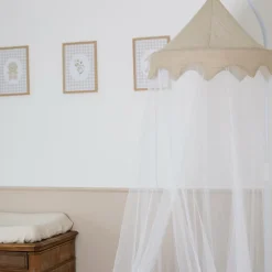 Ciel de lit moustiquaire Sable (245 cm)