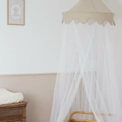 Ciel de lit moustiquaire Sable (245 cm)