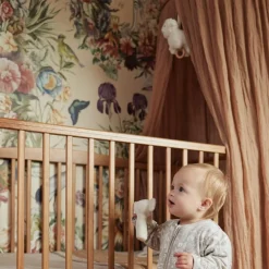 Ciel de lit vintage Biscuit (245 cm)