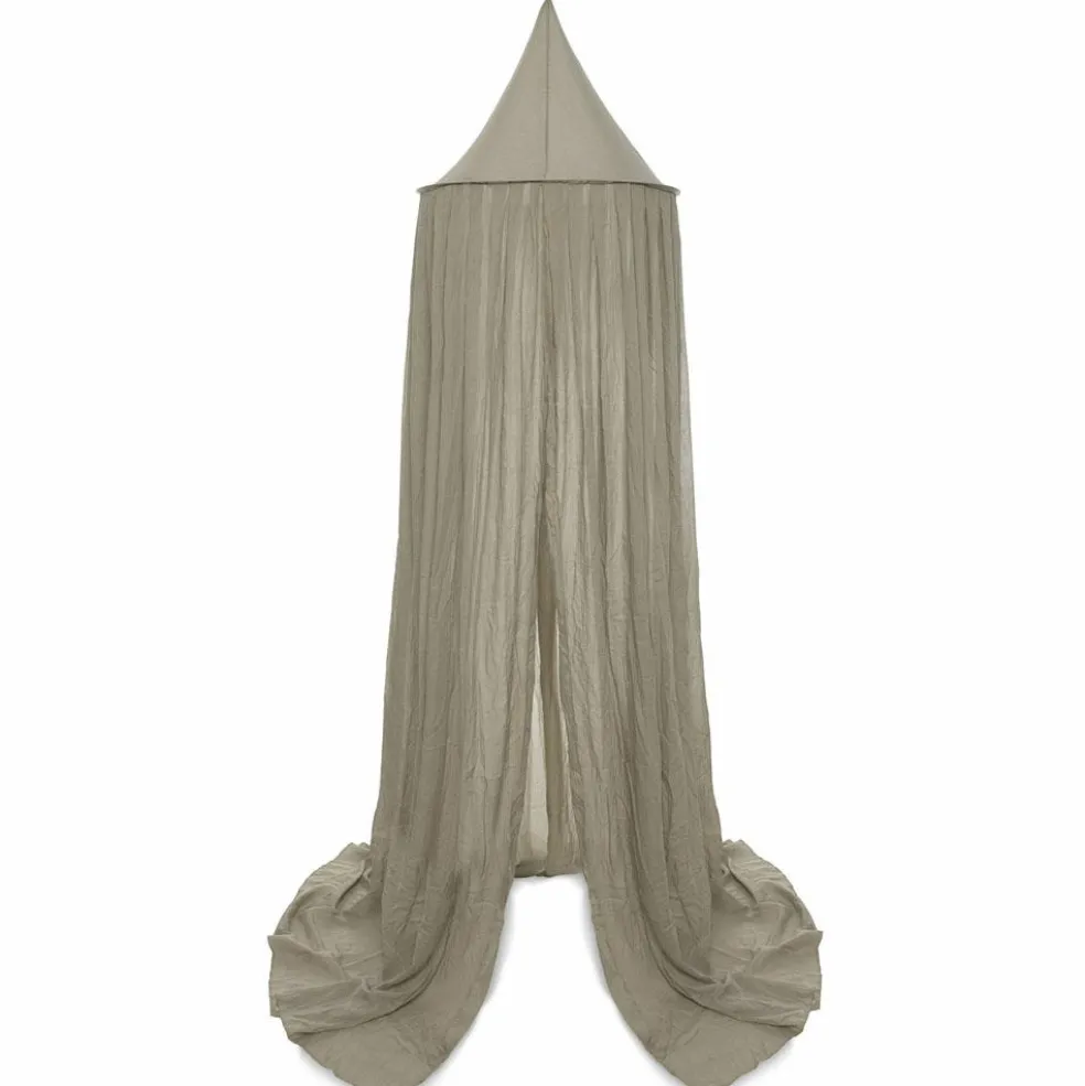 Ciel de lit vintage Olive Green (245 cm)