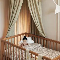 Ciel de lit vintage Olive Green (245 cm)