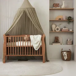 Ciel de lit vintage Olive Green (245 cm)