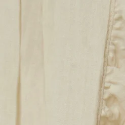 Ciel de lit vintage ruffle Nougat (245 cm)