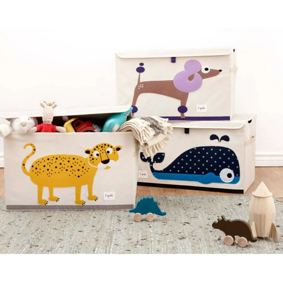 Coffre à jouets Léopard