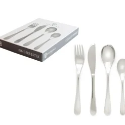 Coffret 4 couverts enfant lisses personnalisable (4 pièces)