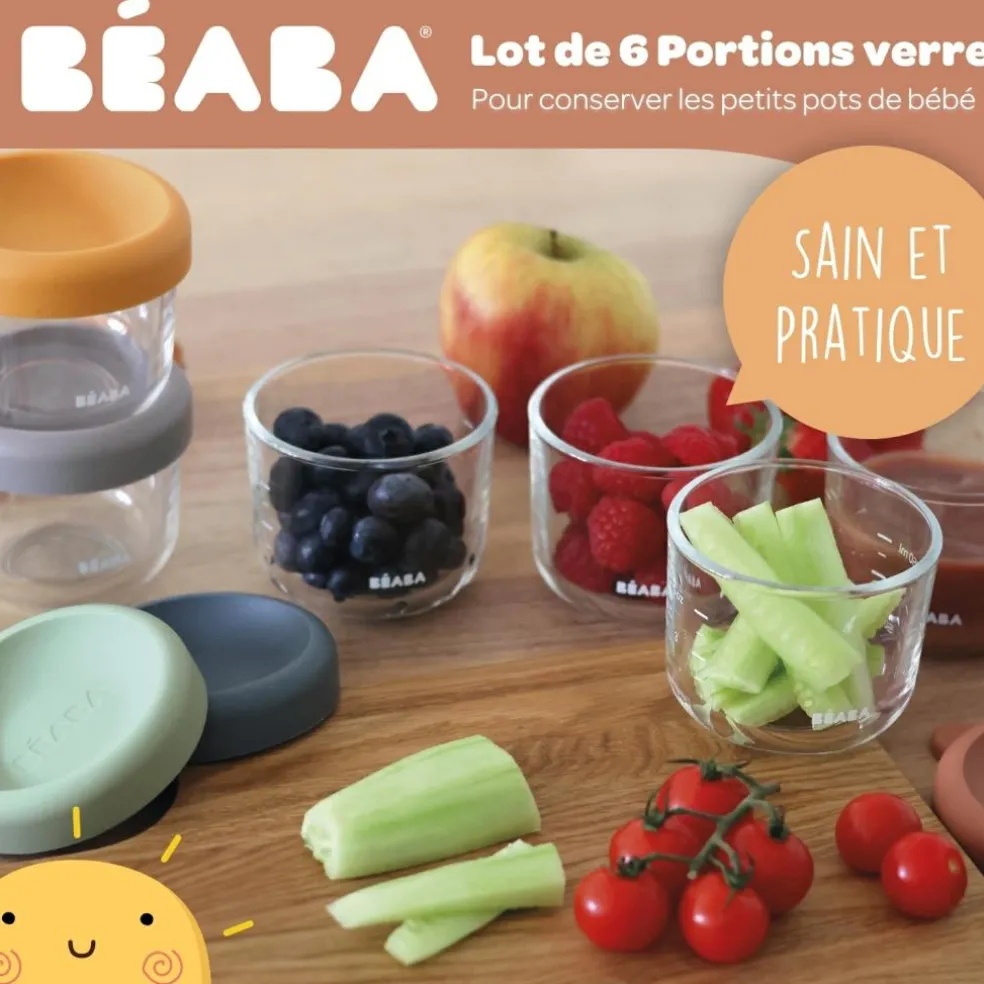 Coffret 6 portions verre 150 ml (Sunrise color mix)