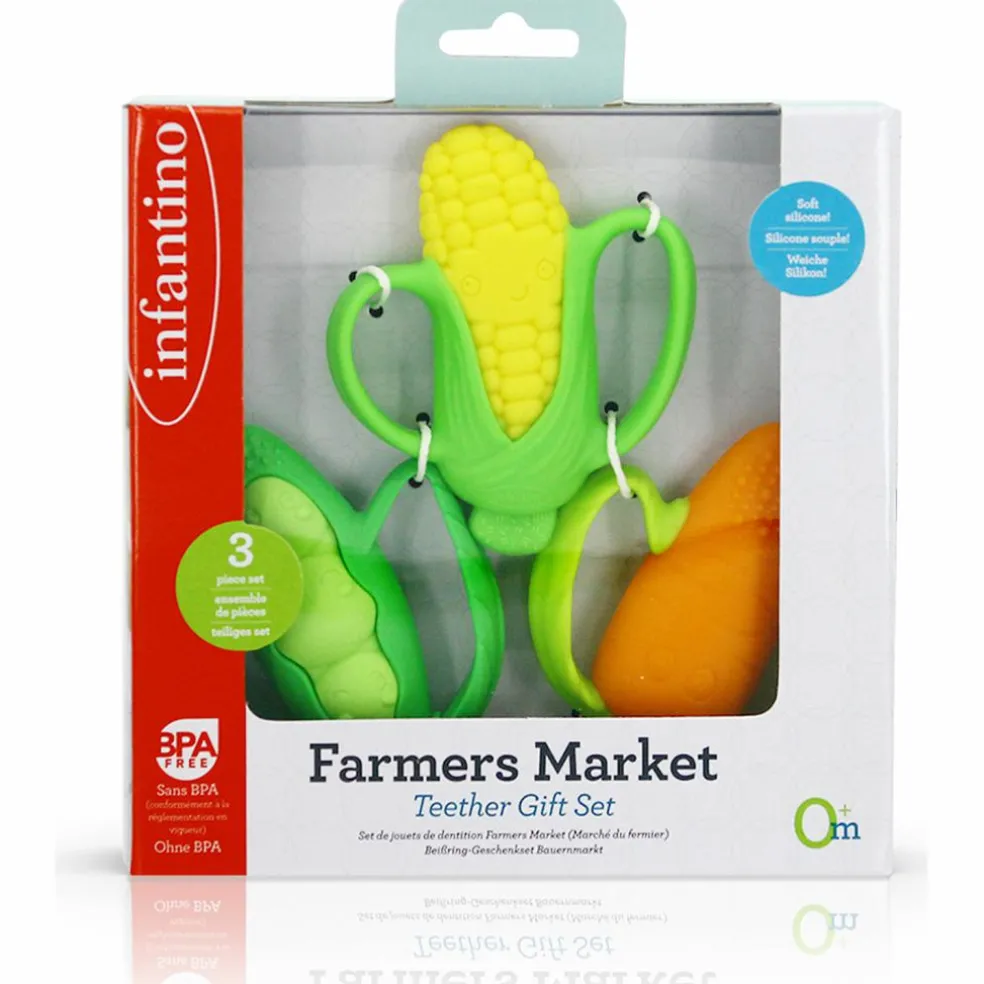 Coffret anneaux de dentition silicone Légumes