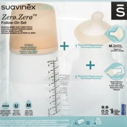 Coffret biberon débit moyen Zerø.Zerø et accessoires (270 ml)