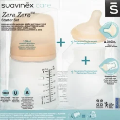 Coffret biberon spécial allaitement Zerø.Zerø et accessoires (180 ml)