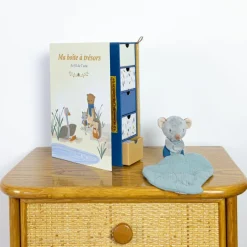 Coffret boîte à trésors et journal de naissance Au fil de l'eau