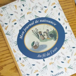 Coffret boîte à trésors et journal de naissance Au fil de l'eau