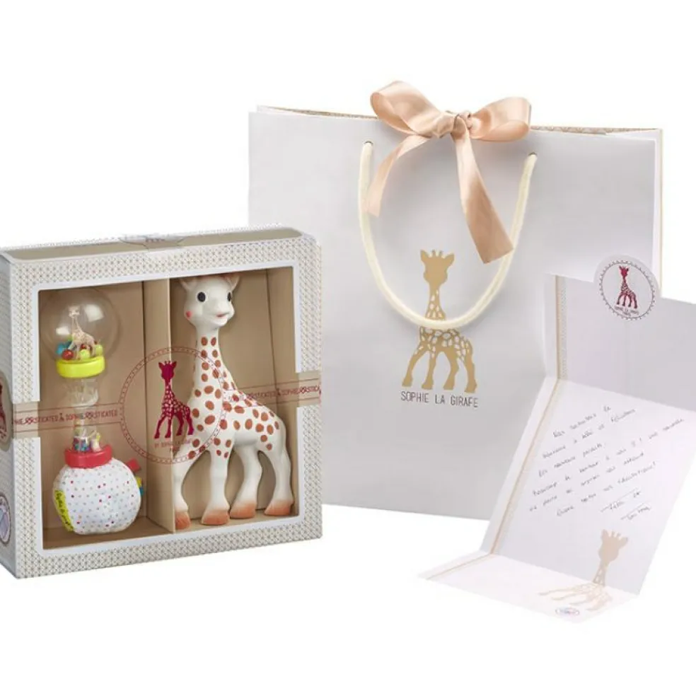 Coffret cadeau hochet Sophie la girafe