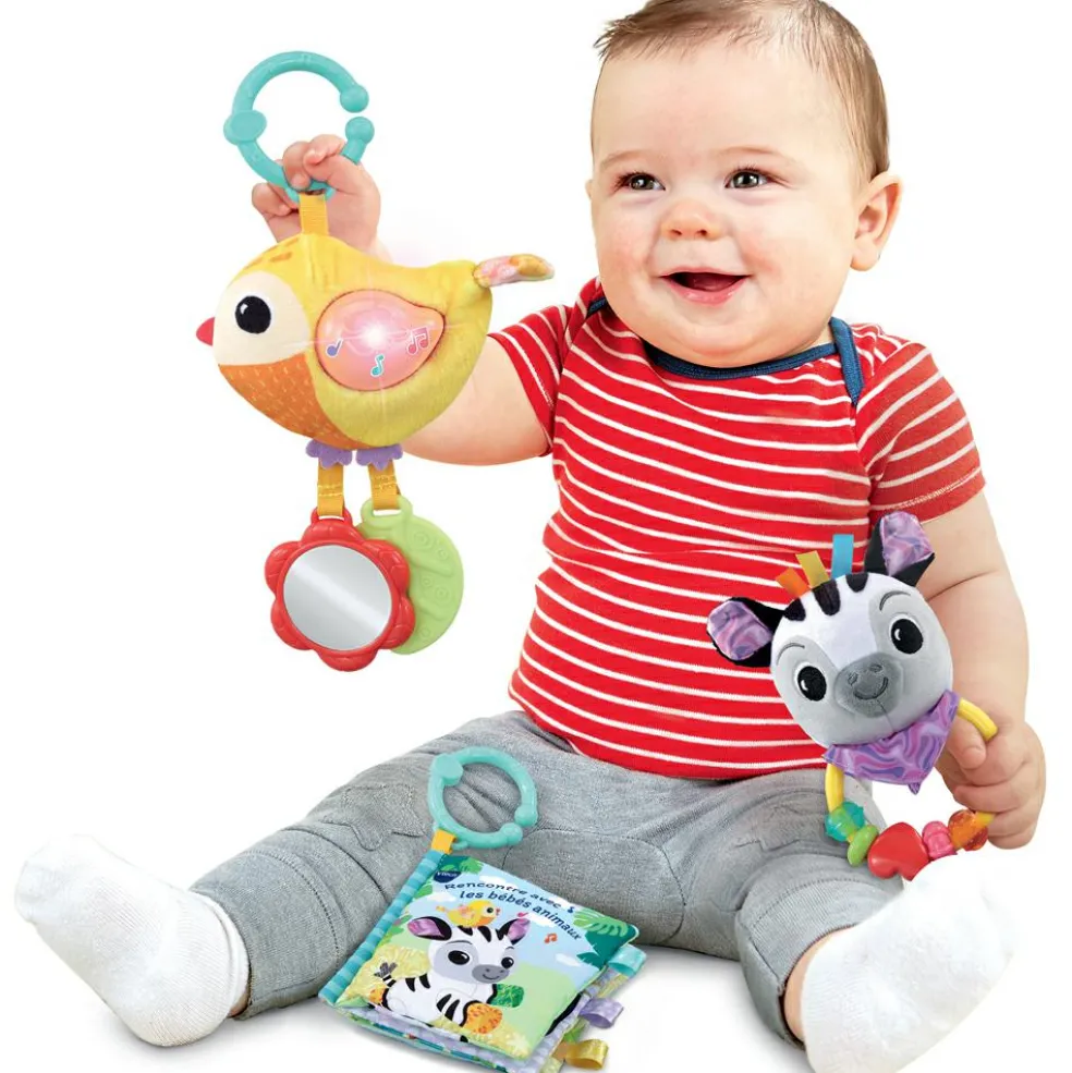 Coffret cadeau jouets bébés animaux (3 pièces)