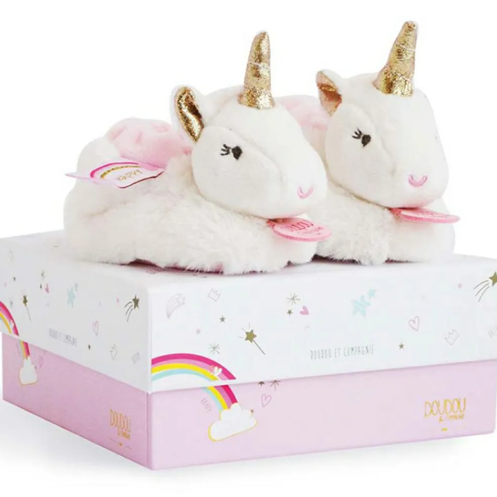 Coffret chaussons Coffret peluches Ma jolie licorne (0-6 mois)