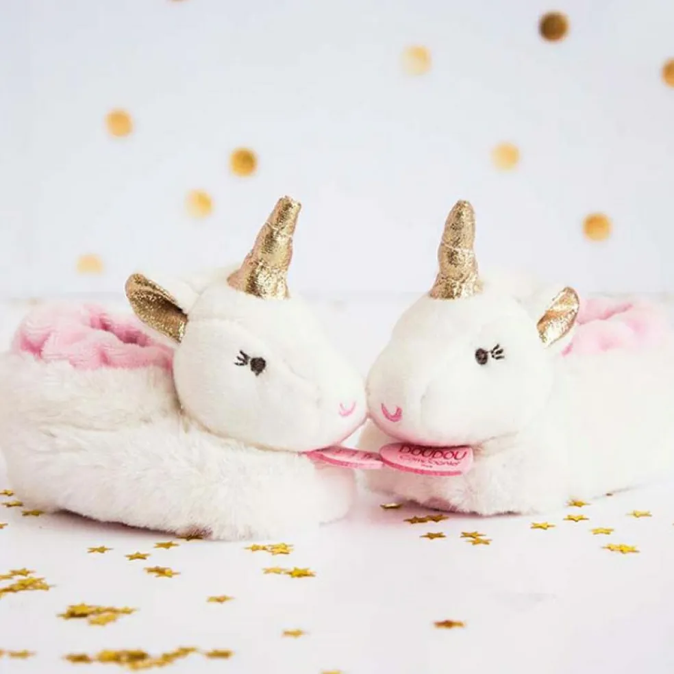 Coffret chaussons Coffret peluches Ma jolie licorne (0-6 mois)
