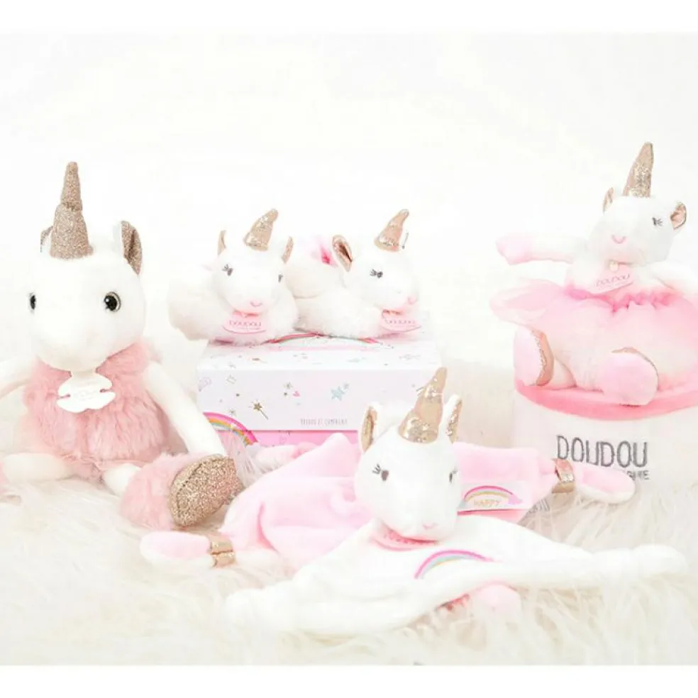 Coffret chaussons Coffret peluches Ma jolie licorne (0-6 mois)