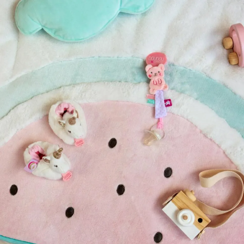 Coffret chaussons Coffret peluches Ma jolie licorne (0-6 mois)