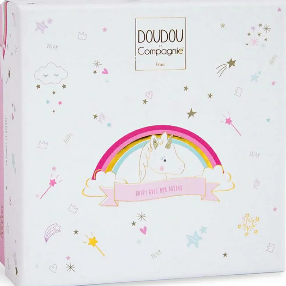 Coffret chaussons Coffret peluches Ma jolie licorne (0-6 mois)
