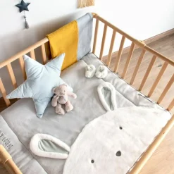 Coffret chaussons hochet Mon tout petit lapin bleu (0-6 mois)