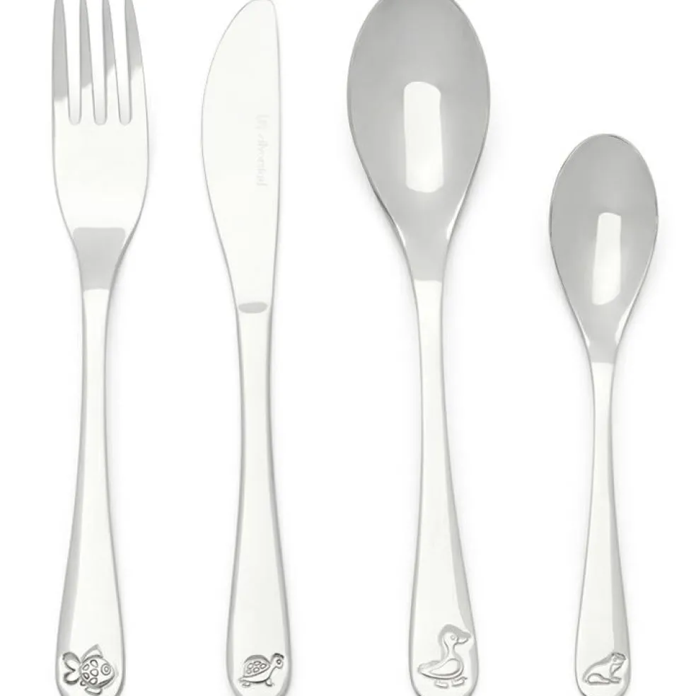 Coffret couverts en acier Water life personnalisable (4 pièces)