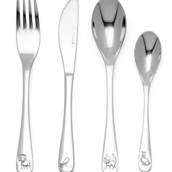 Coffret couverts en acier Animaux personnalisable (4 pièces)