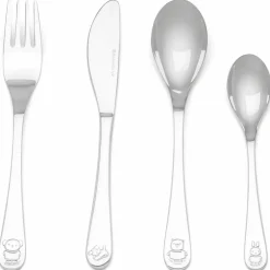 Coffret couverts enfant Miffy amis personnalisable (4 pièces)