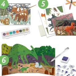Coffret créatif 6 activités Dino box