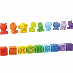 Coffret Cube et animaux (18 pièces)