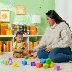 Coffret Cube et animaux (18 pièces)