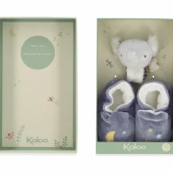 Coffret de naissance chaussons et bracelet sonore Eléphant