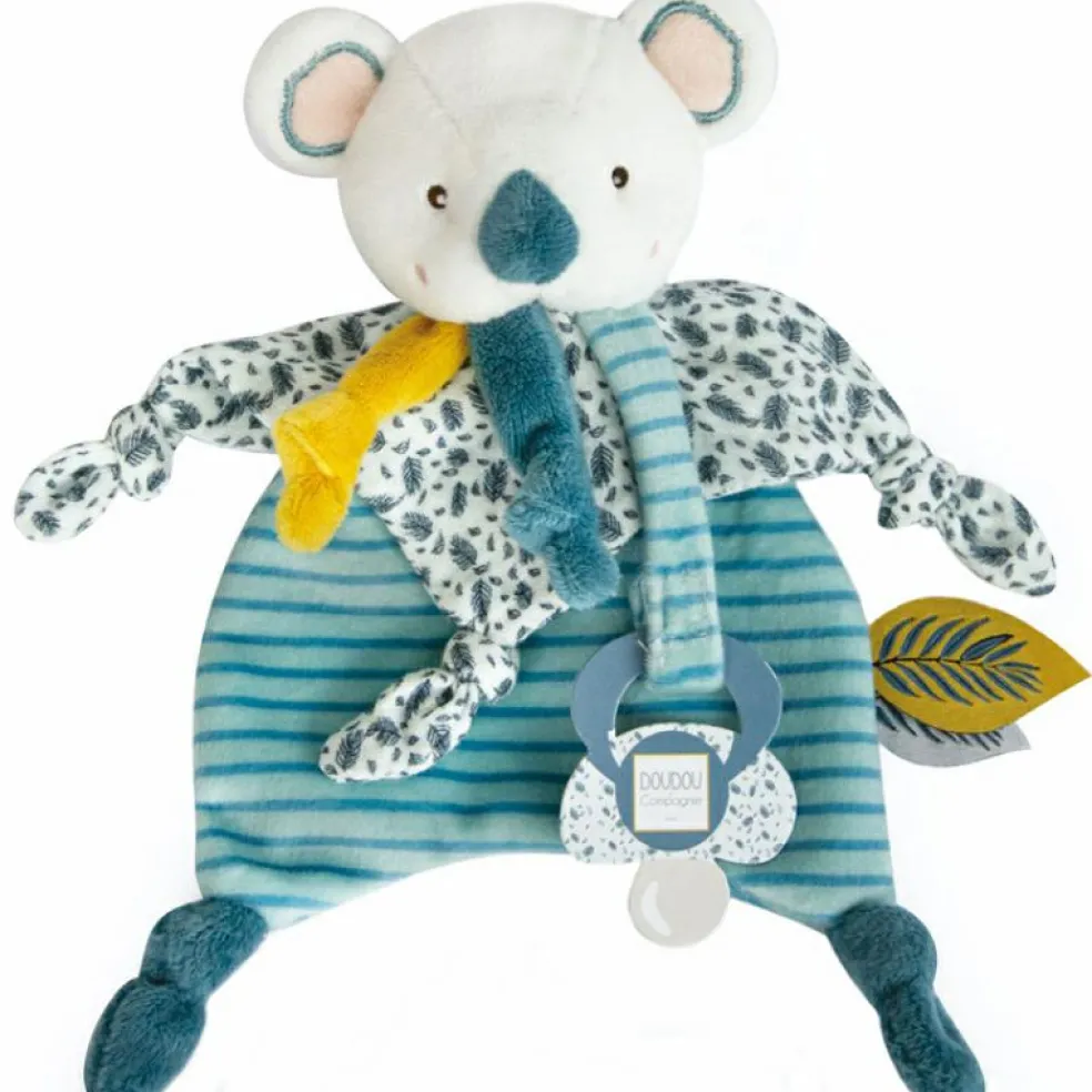 Coffret doudou attache sucette Yoca le koala (20 cm)