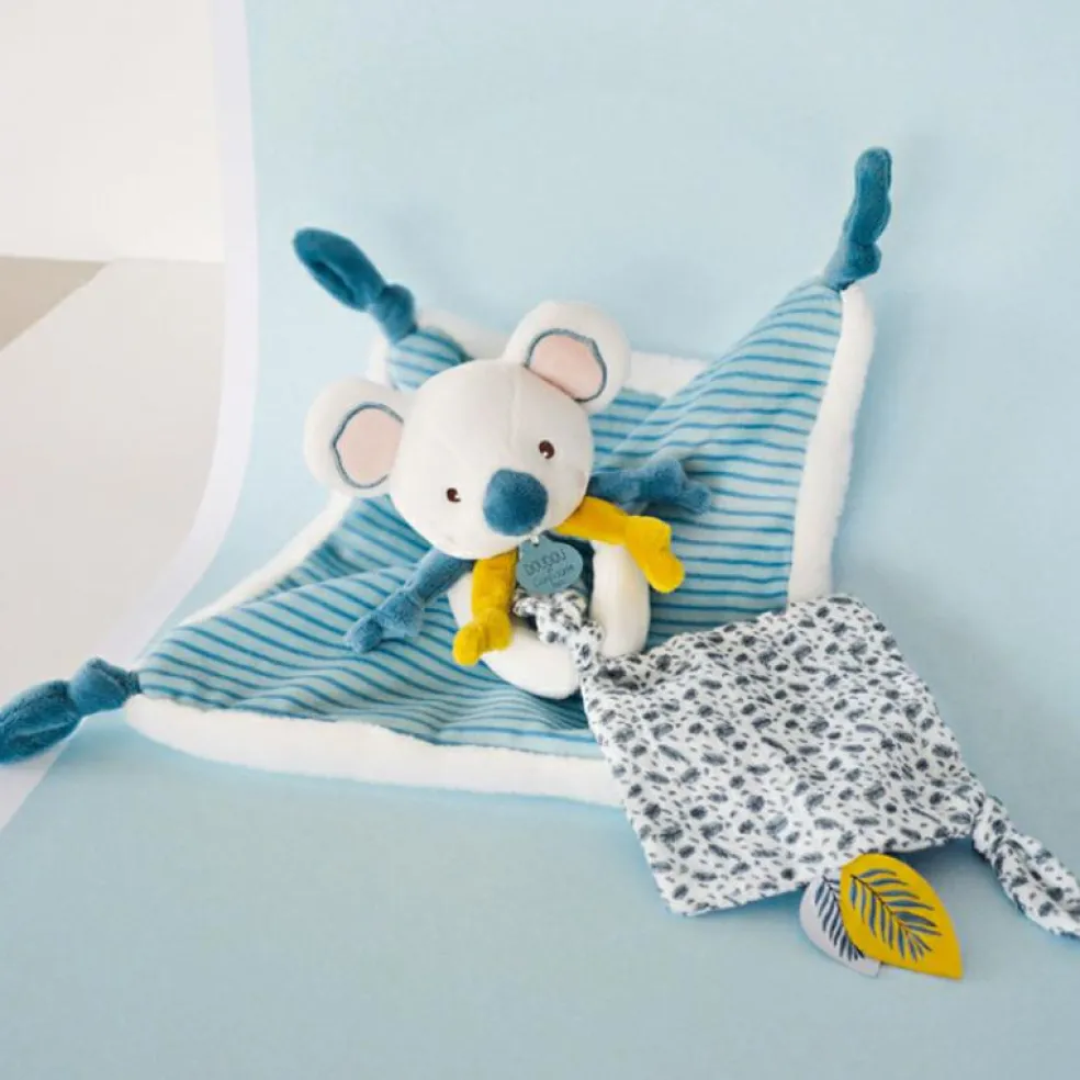 Coffret doudou plat Yoca le koala (25 cm)