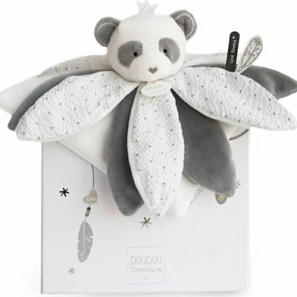 Coffret doudou pétales Panda Attrape-rêves